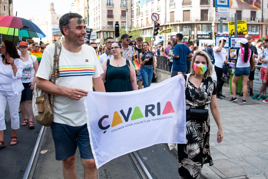 çavaria was aanwezig op de Budapest Pride Budapest Pride