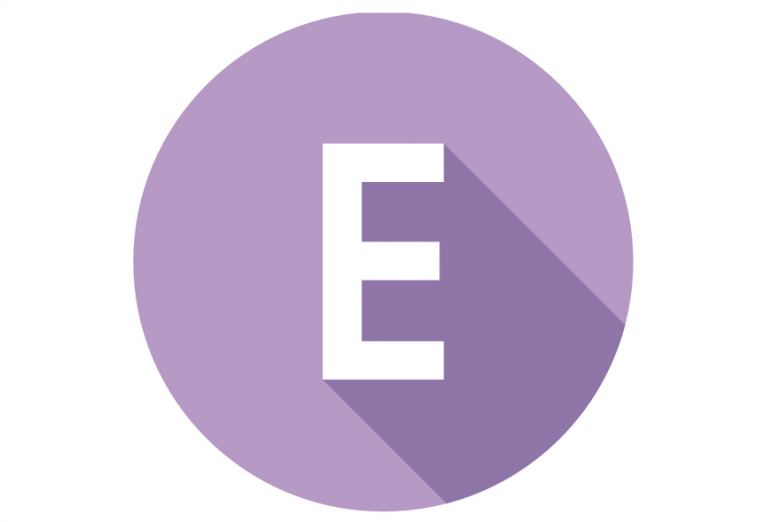 letter e