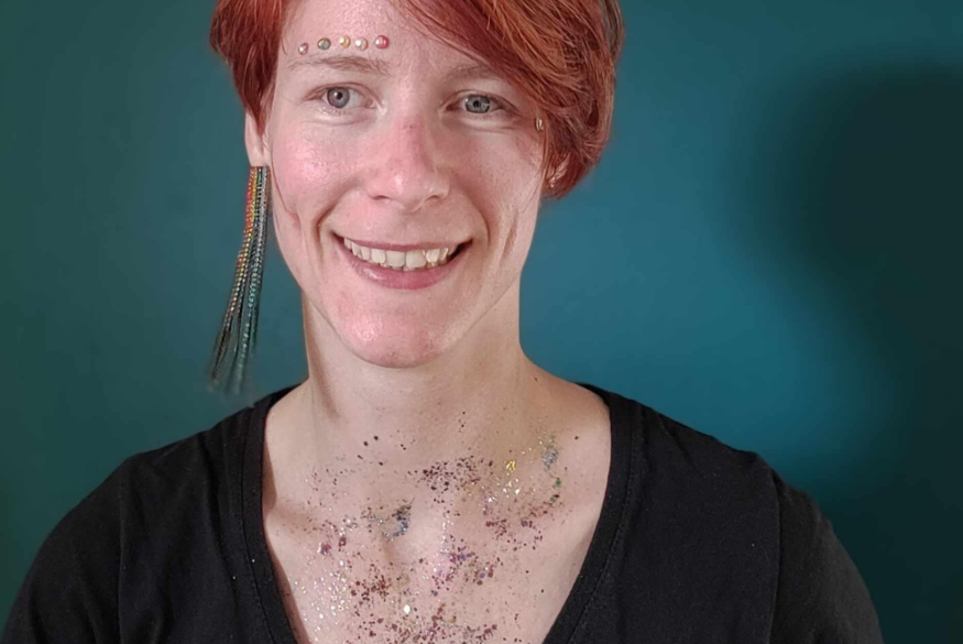 Beeld van de workshopgever Marijke Beeld van de workshopgever Marijke